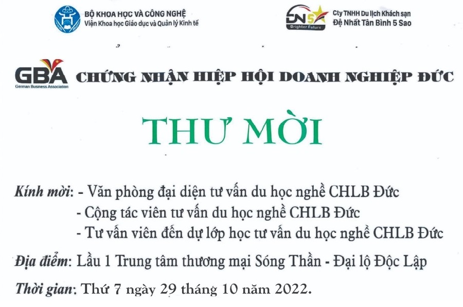THÔNG BÁO LỊCH TƯ VẤN THÁNG 10/2022